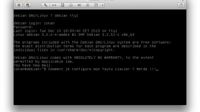 clavier apple debian