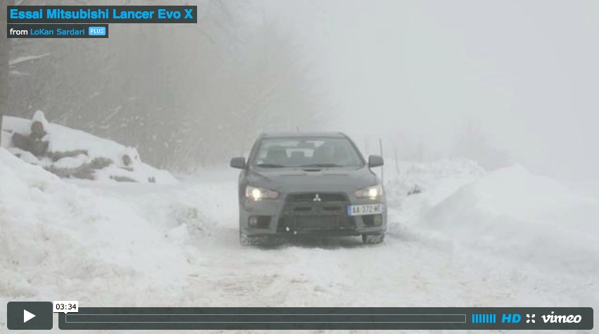 Essai de la Mitsubishi Lancer Evo X