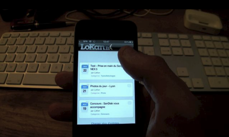 Le blog en Web-App