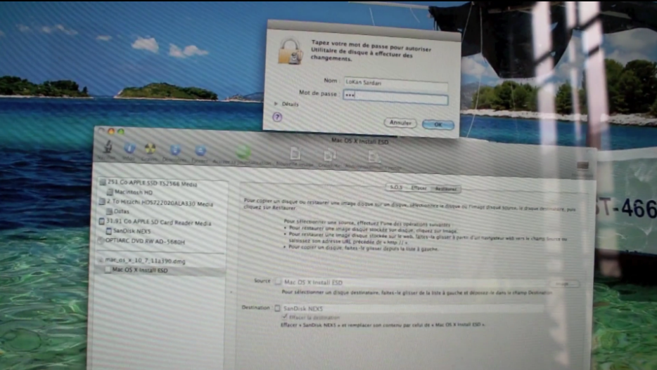 Installation et présentation de Mac OS X Lion