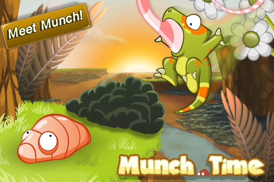Présentation de "Munch Time HD" sur iOS