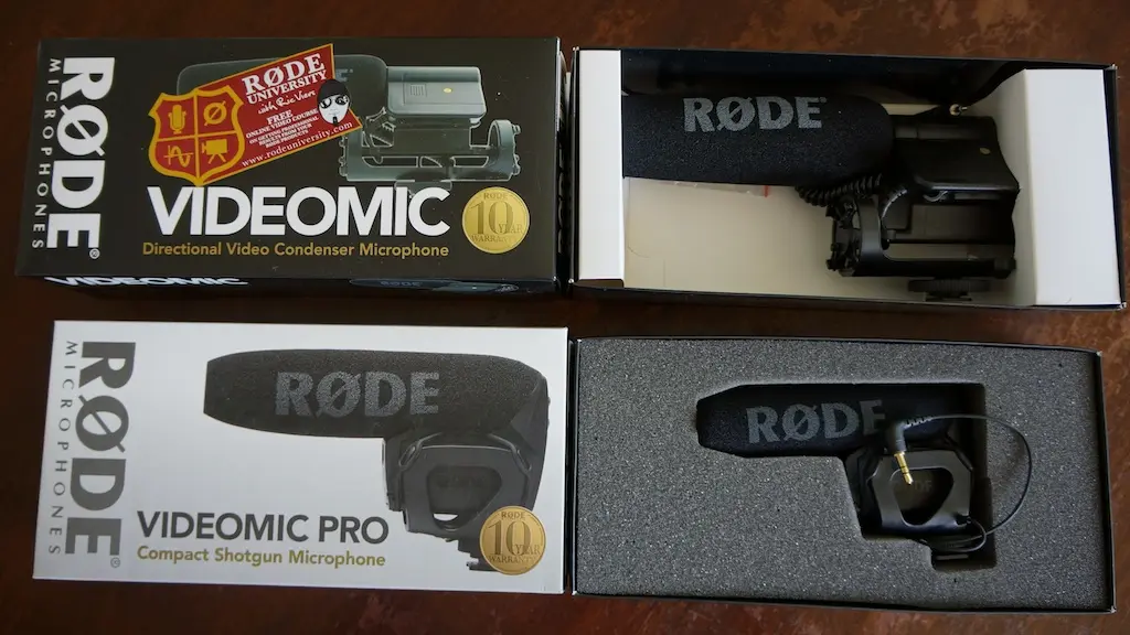Test micros : Rode VideoMic vs Rode VideoMic Pro