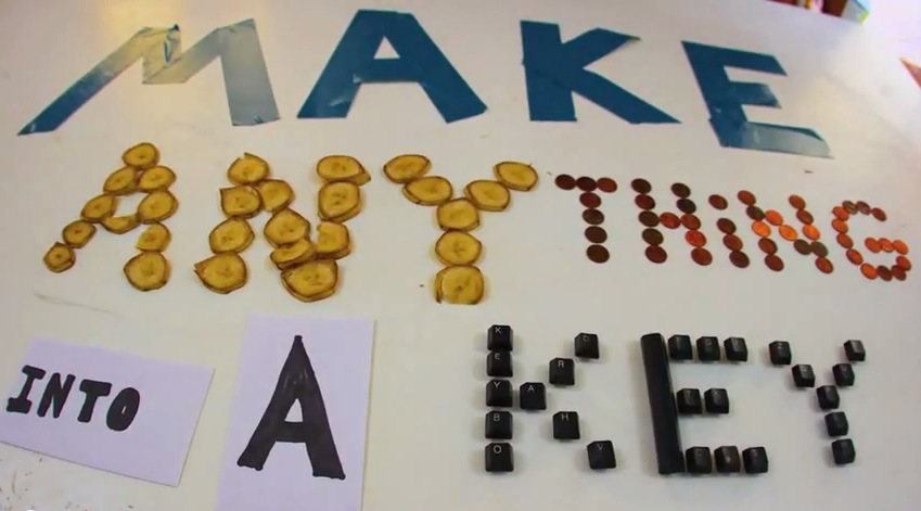 MaKey MaKey, créez votre clavier avec des bananes