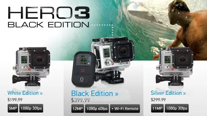 GoPro annonce la GoPro HD HERO 3 (et ça poutre !!)