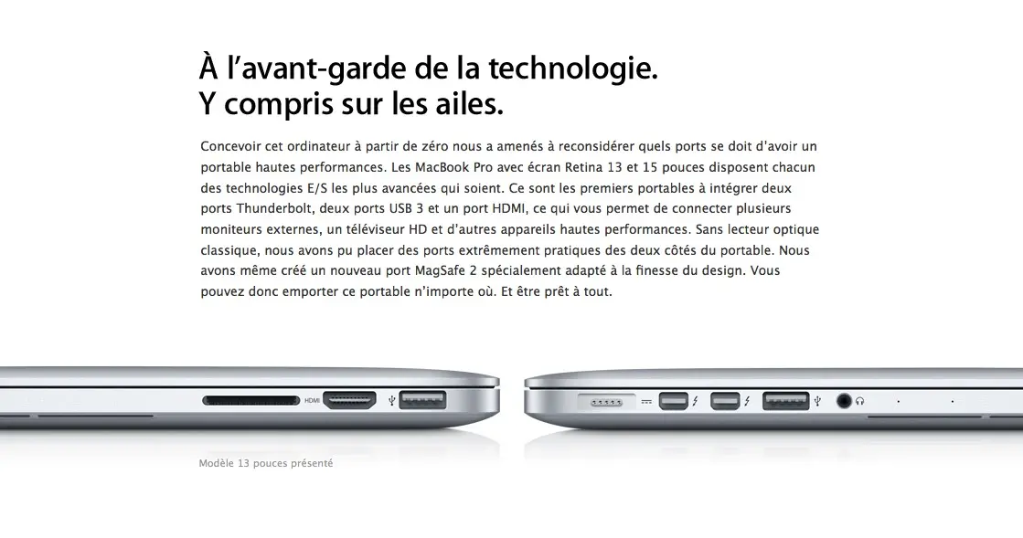 MacBook Pro Retina 13" : tu es cool, mais pas assez