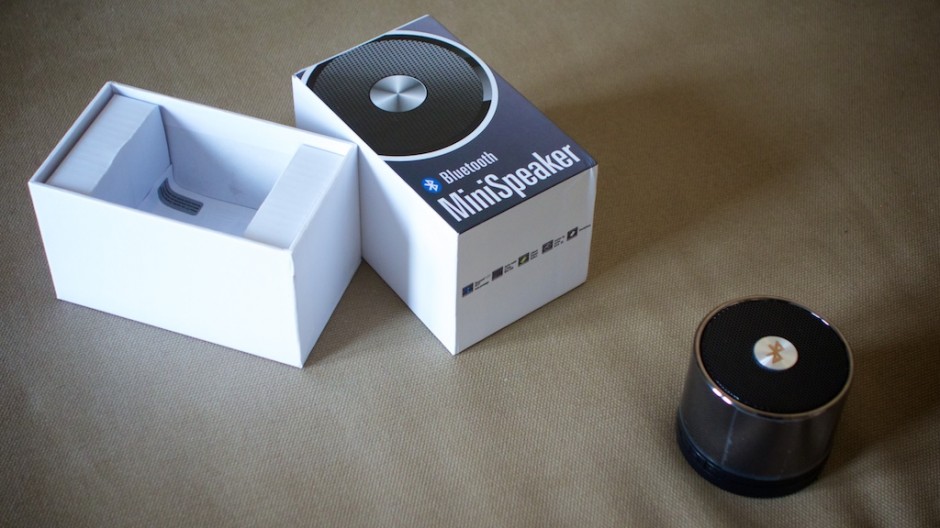 Test du Bluetooth MiniSpeaker, avec iConcept