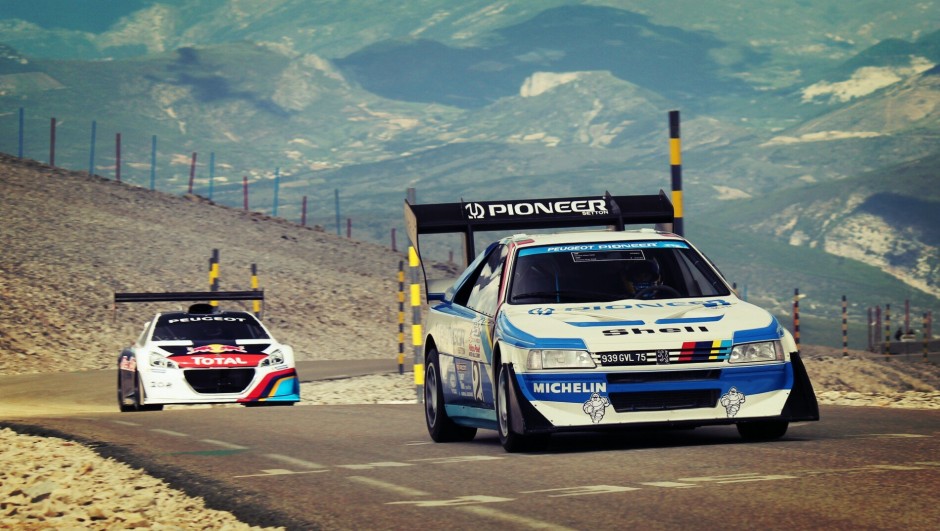 Essai de la 208 T16 au Mont Ventoux avec Sébastien Loeb
