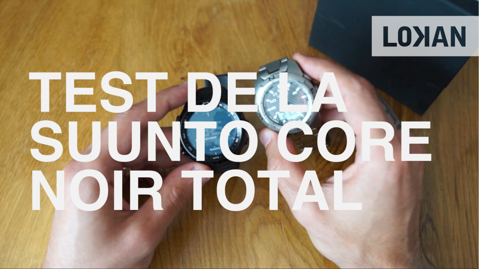 Test de la montre Suunto Core Noir Total