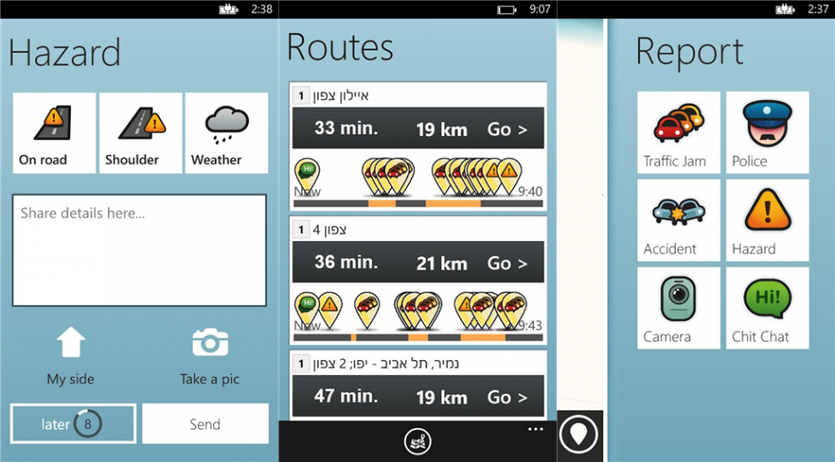Waze débarque sur Windows Phone