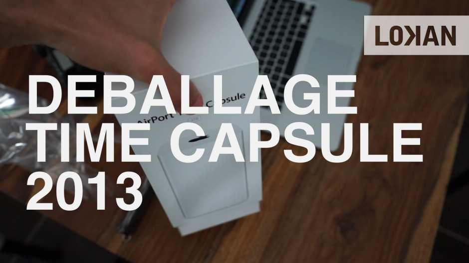Déballage et installation d'une Time Capsule 2013