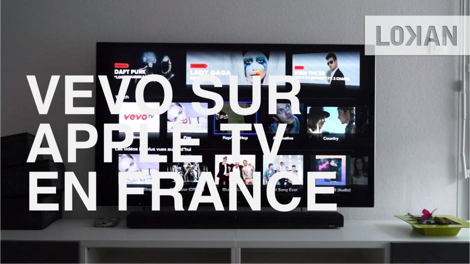 L'Apple TV propose maintenant une chaîne VEVO