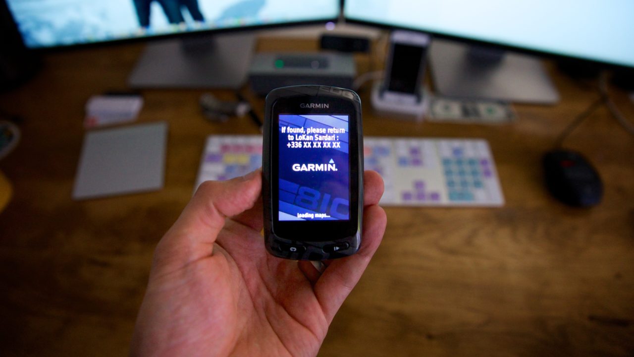 Comment afficher un message au démarrage de votre Garmin Edge 810