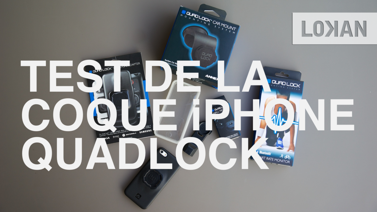 Test de la coque QuadLock pour iPhone 5s