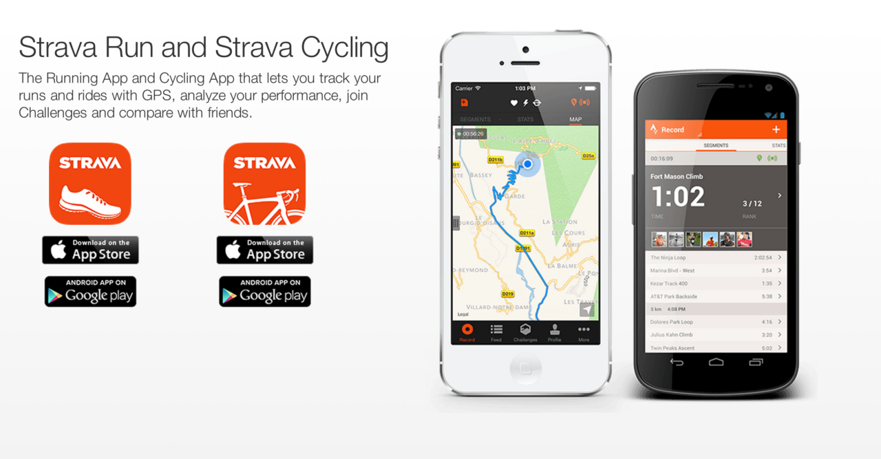 Reprise du vélo avec Strava