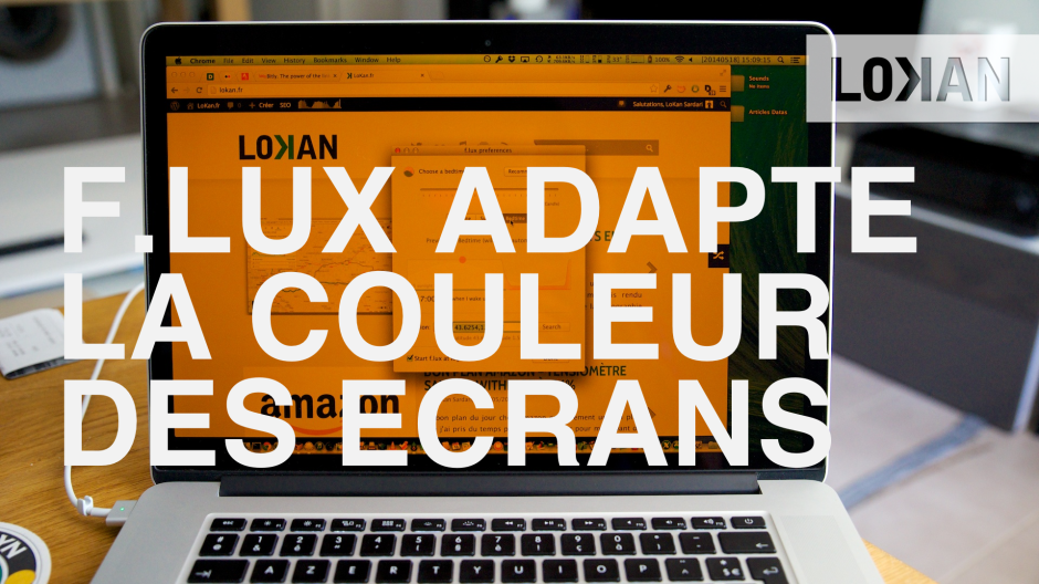 Adapter la couleur de vos écrans à l'heure du jour avec F.lux