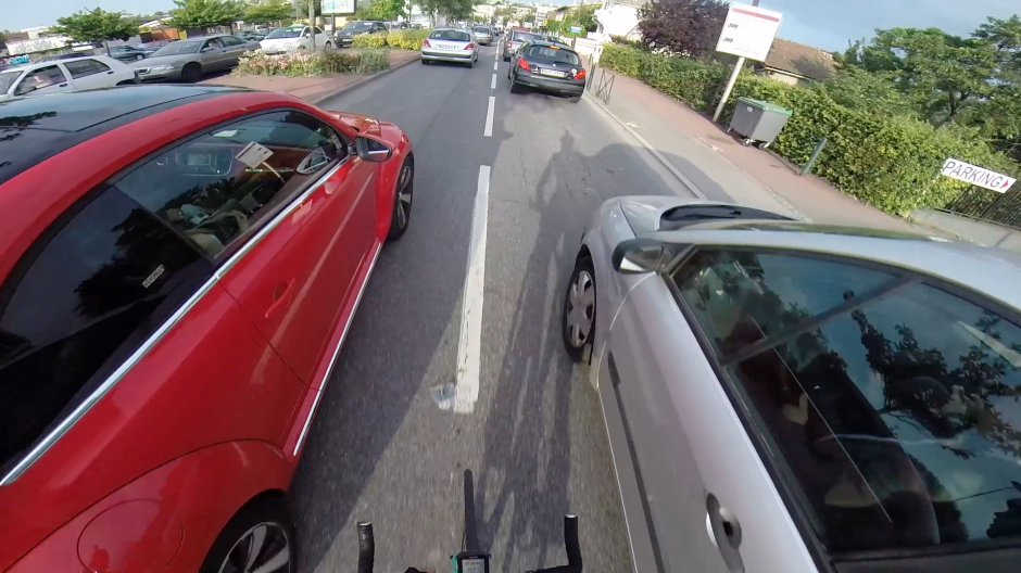 Fixie commuting - video test