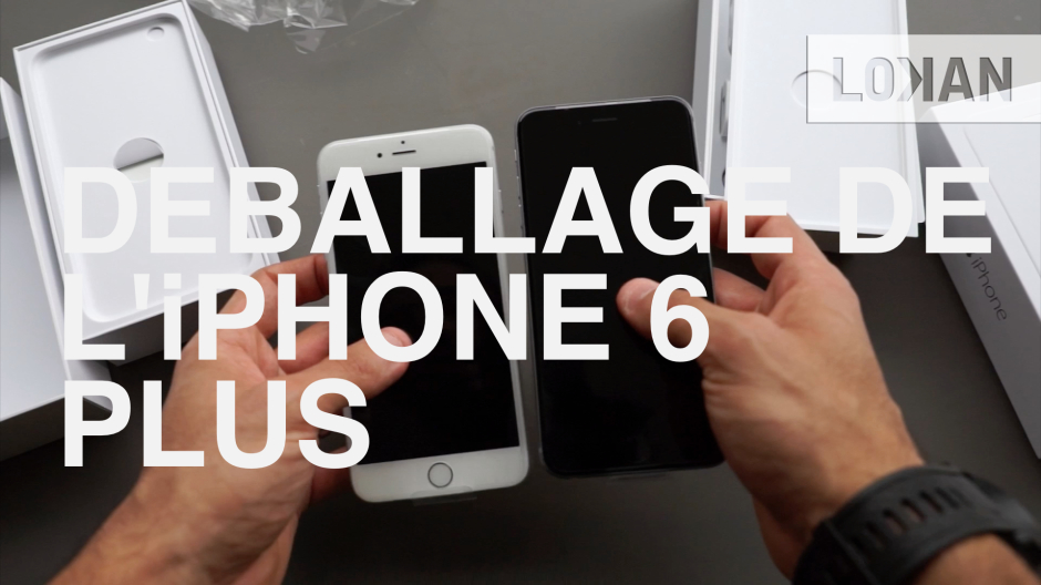 Déballage du nouvel iPhone 6 Plus