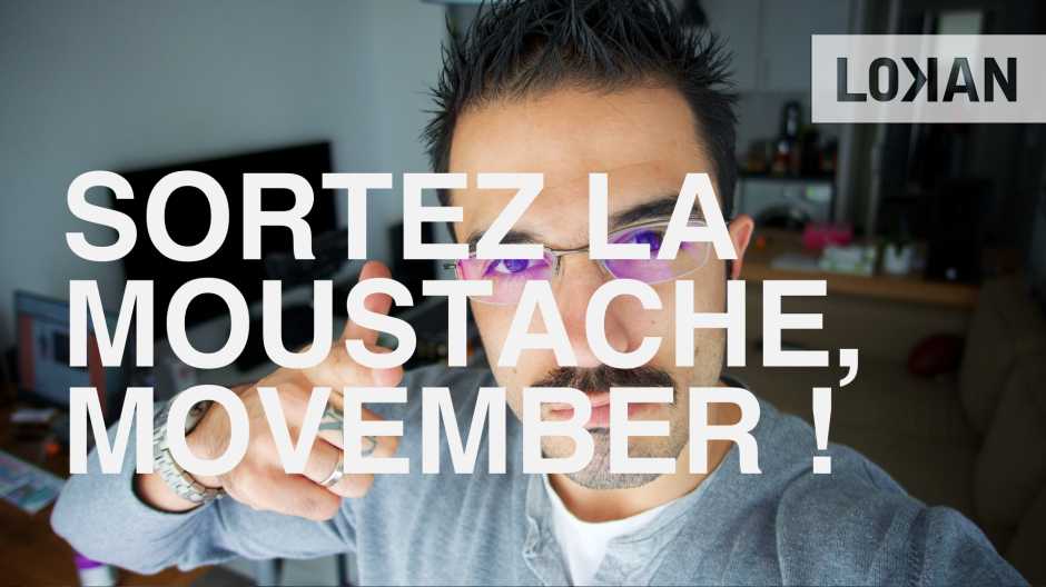 C'est Movember, alors sortez vos moustaches