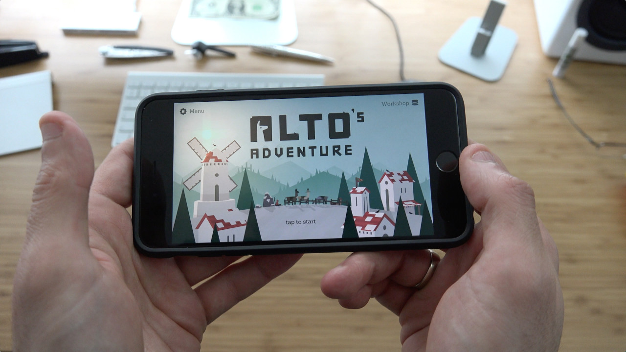 Test du jeu Alto's Adventure sur iPhone 6 Plus
