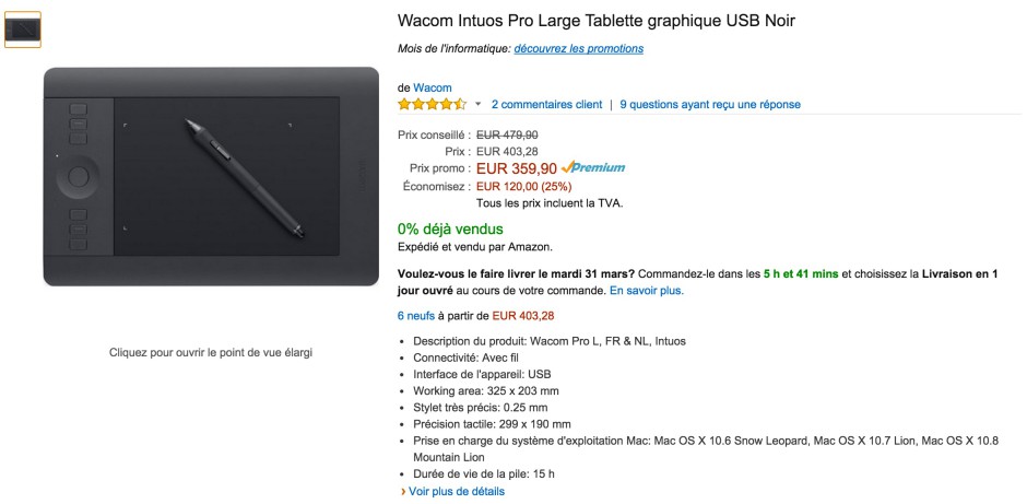 wacom intuos pro 4 large amazon