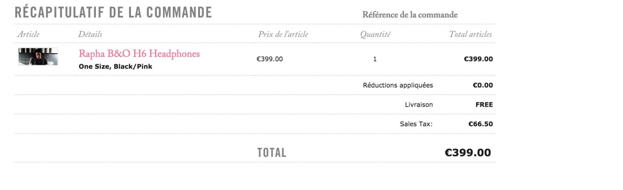 rapha H6 commande lokan