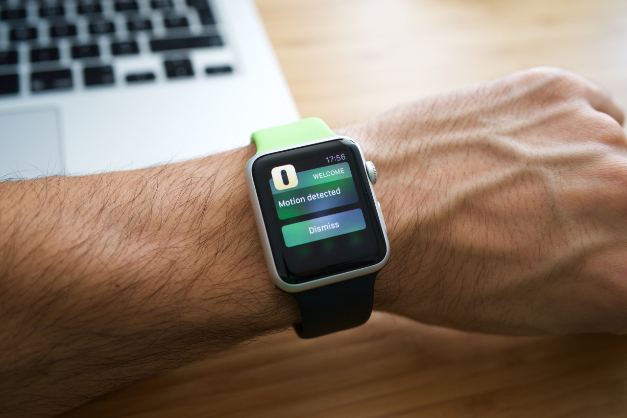 Netatmo Welcome notification Apple Watch détection mouvement