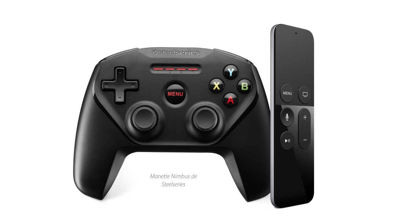 Apple TV remote jeux manette