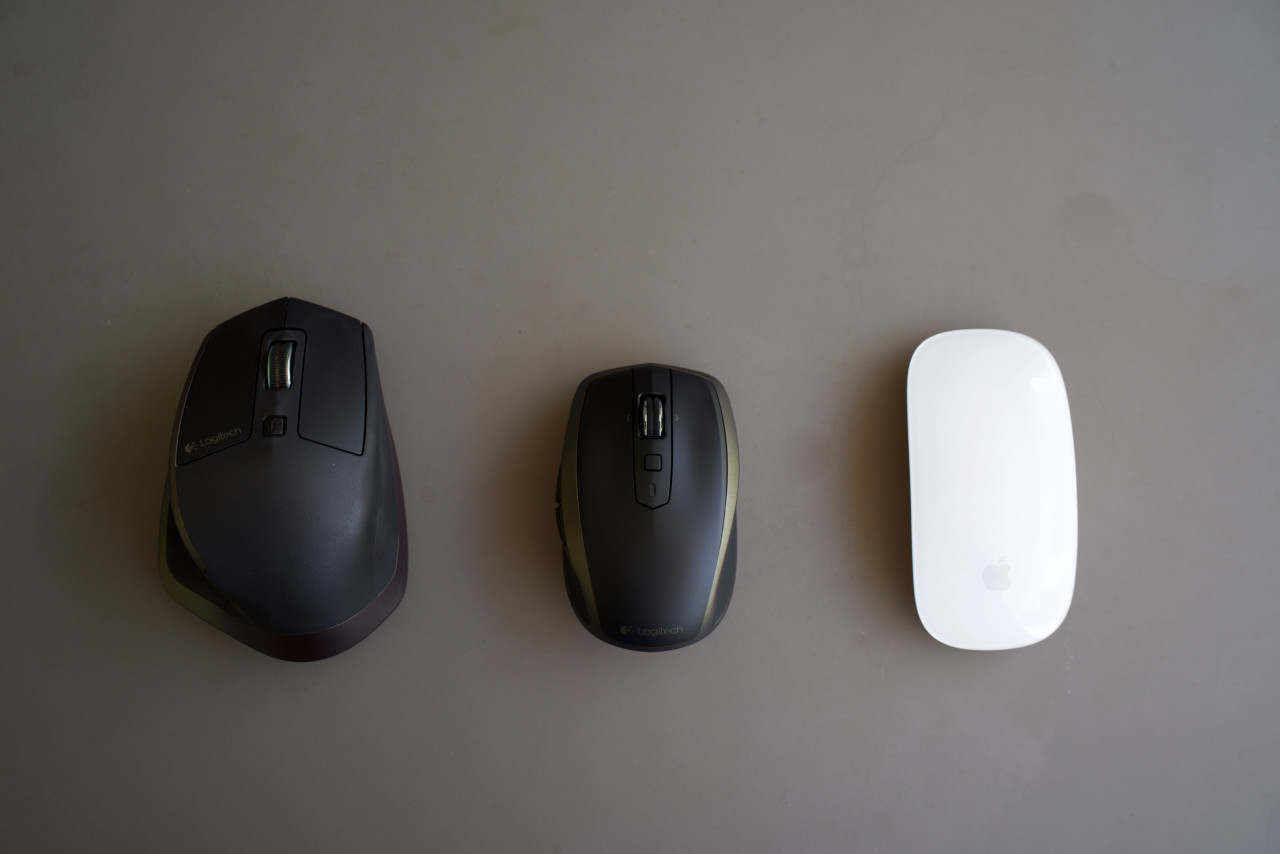 Comparaison MX Master - MX Anywhere 2- Magic Mouse