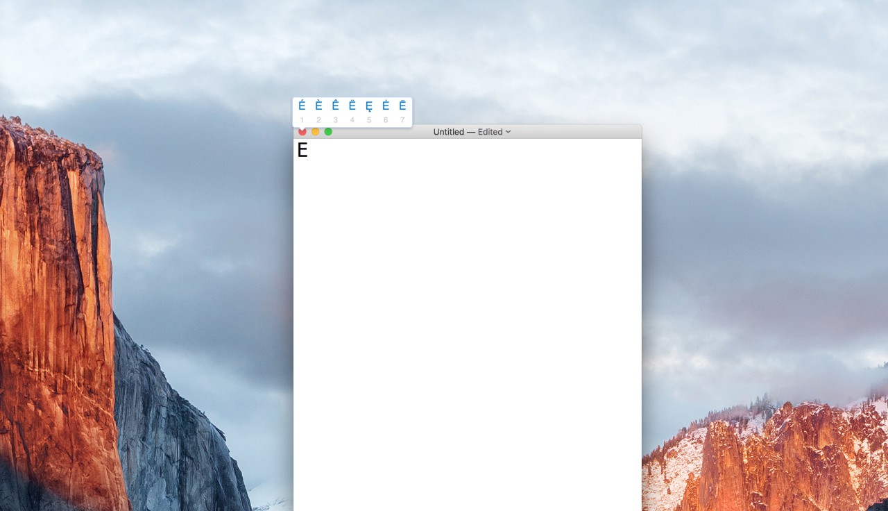 Désactiver le menu des caractères accentués sur Mac