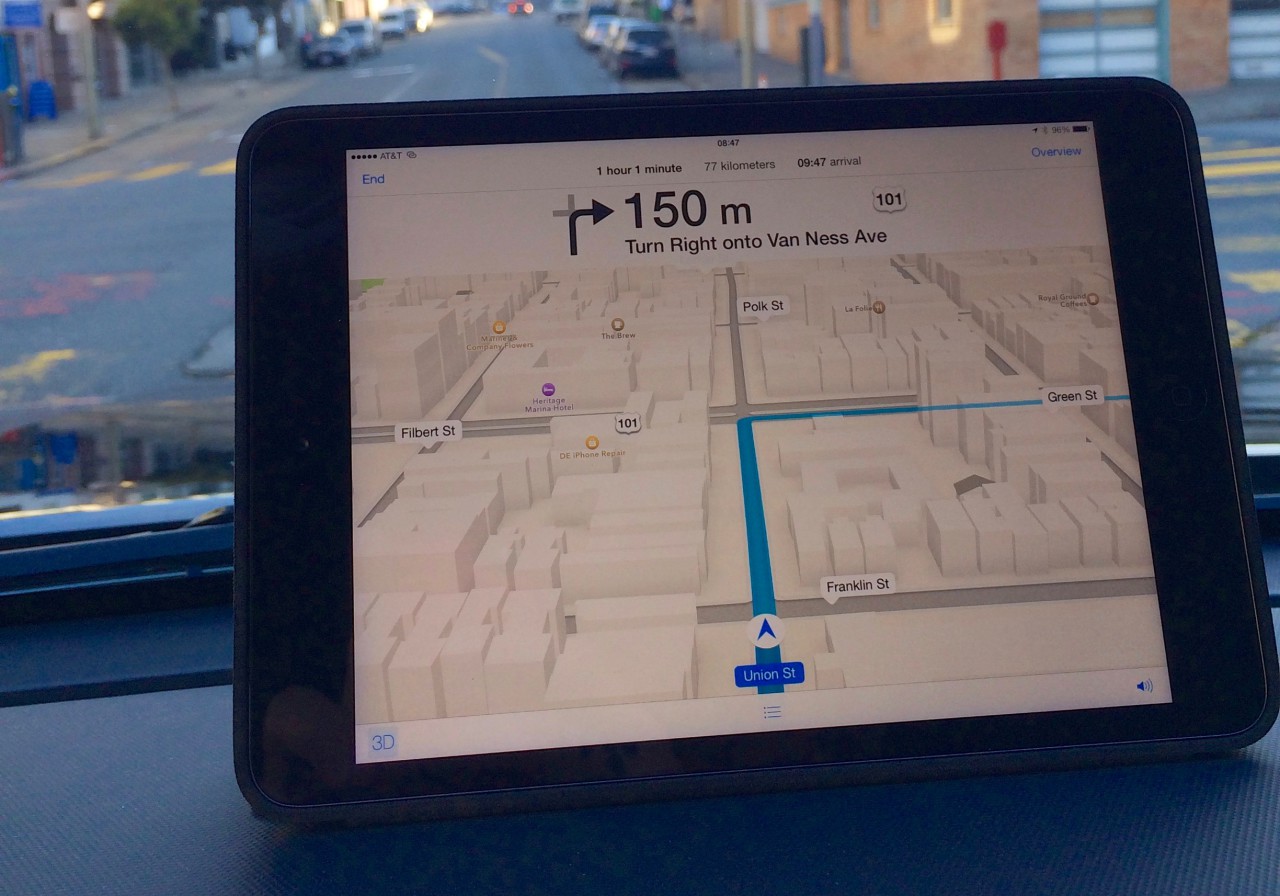 apple maps turn by turn 3D