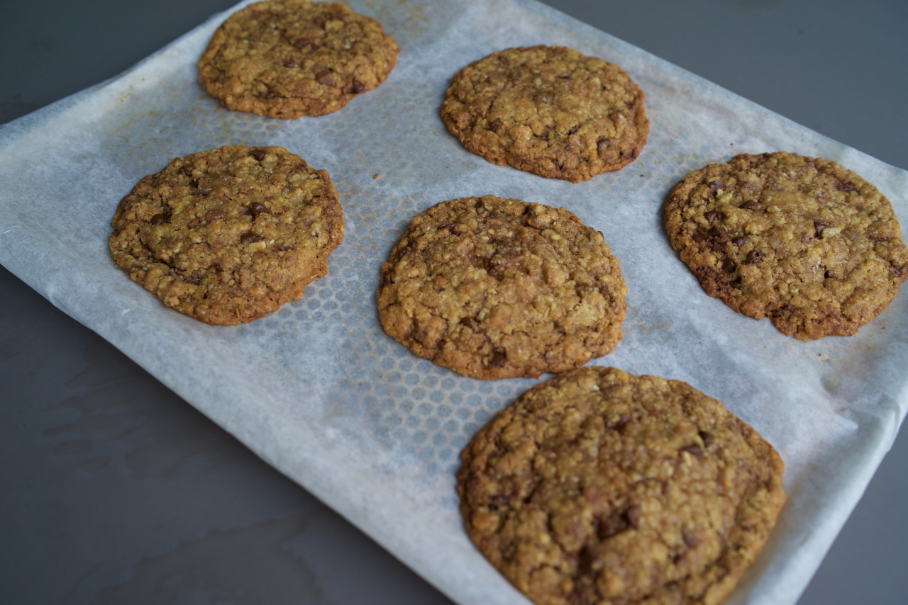 cookies chocolat noir cuits