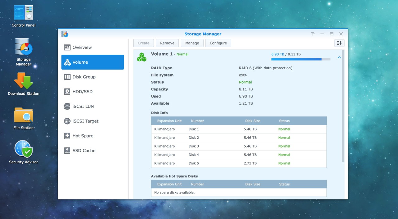 remplacer disque dur synology RAID