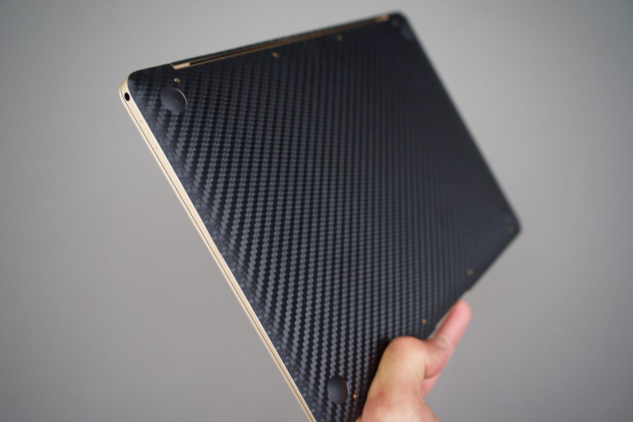 macbook gold dbrand bottom