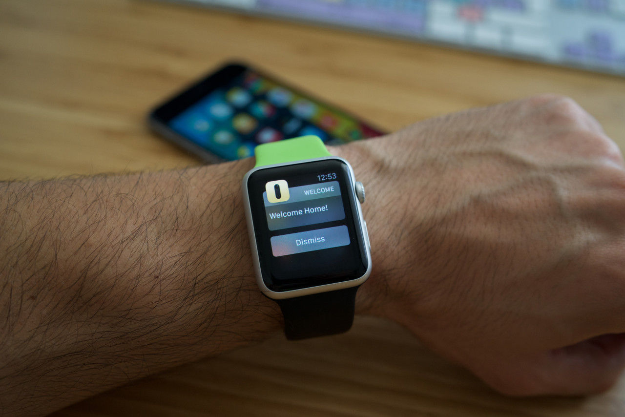 Netatmo Welcome notification Apple Watch bienvenue