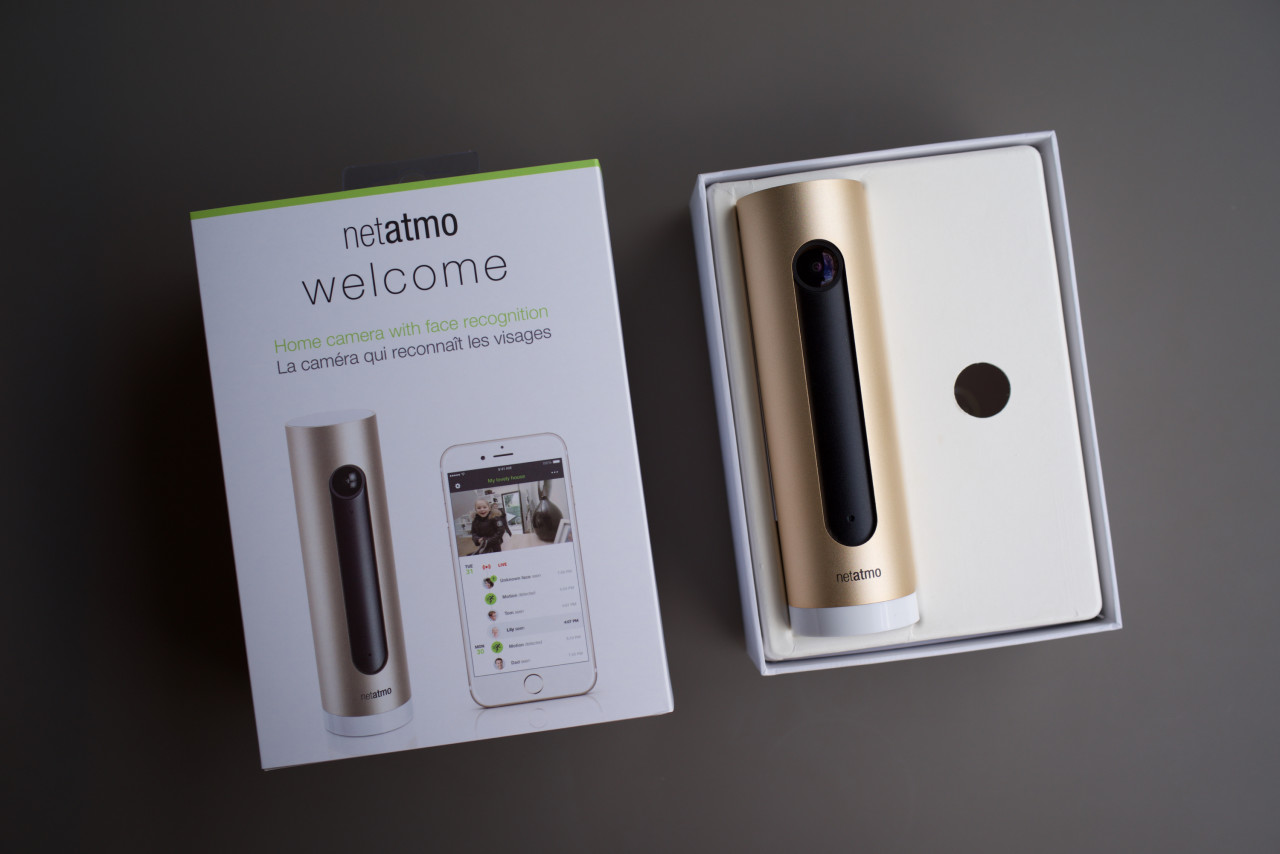 Netatmo Welcome deballage boîte