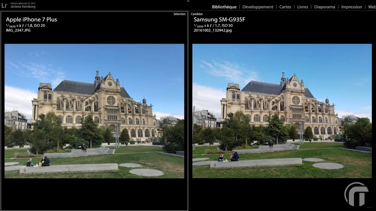 Excellent test photo entre l'iPhone 7 et le Galaxy S7
