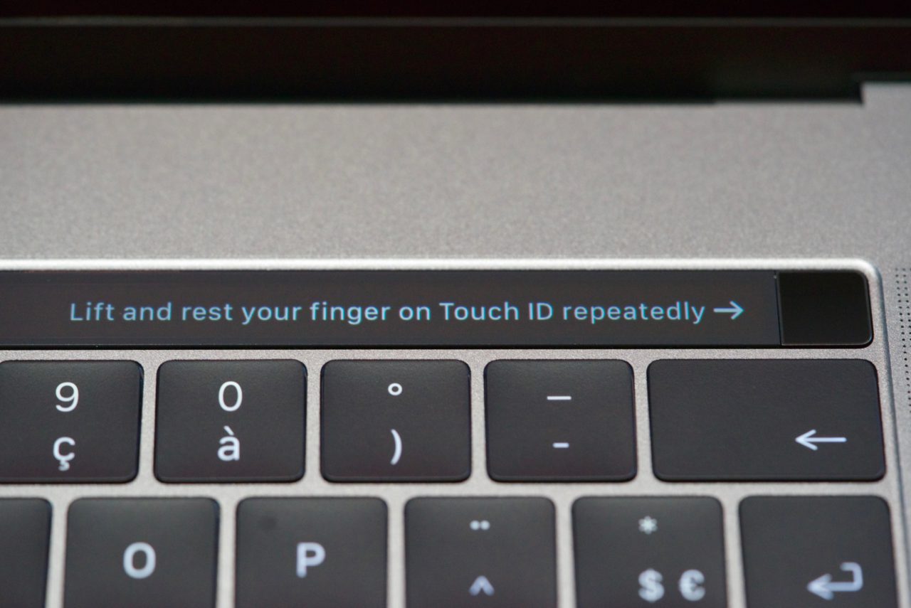 setup touchid macbook pro