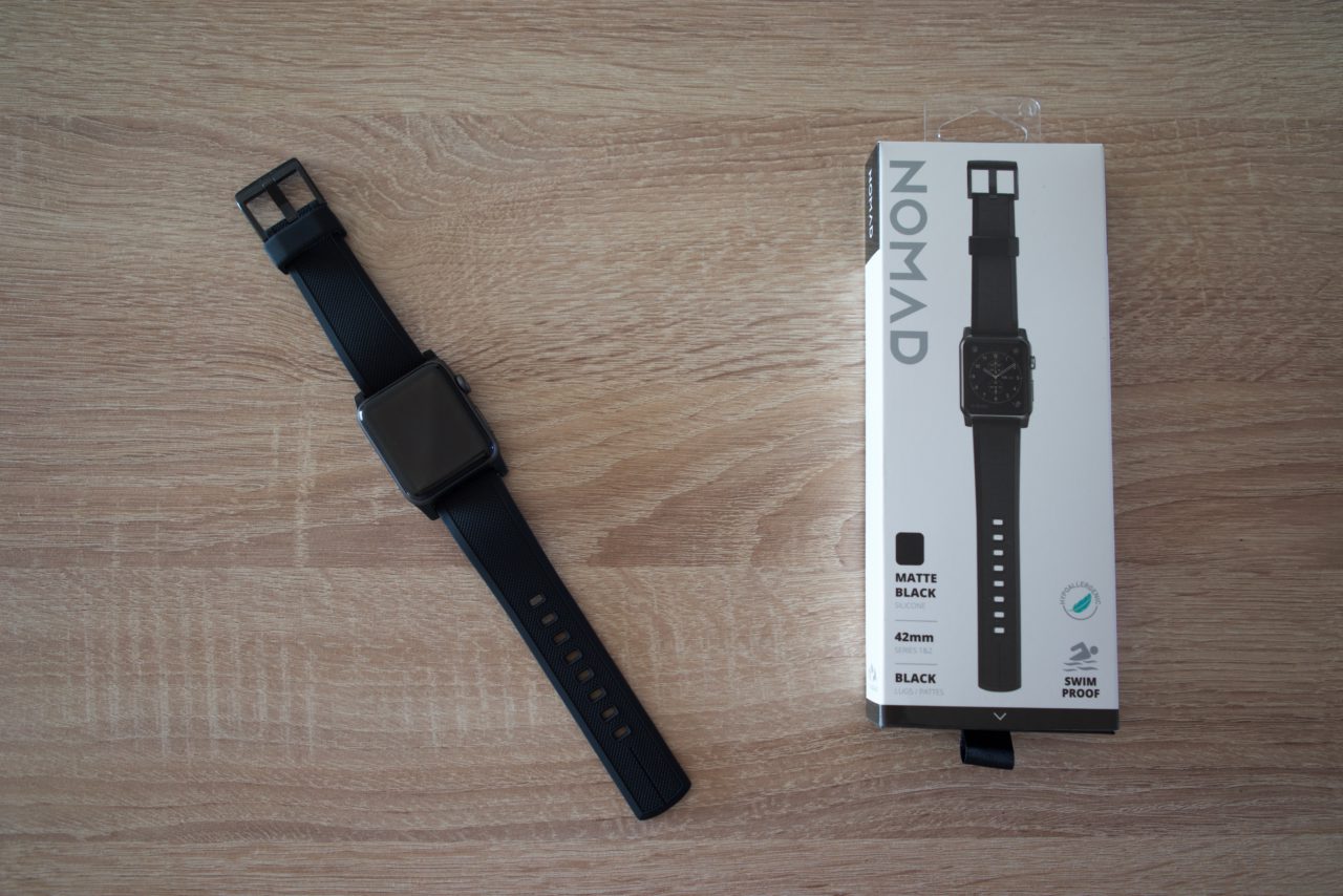 Test du Nomad Vulcanized LSR Silicone Strap pour Apple Watch