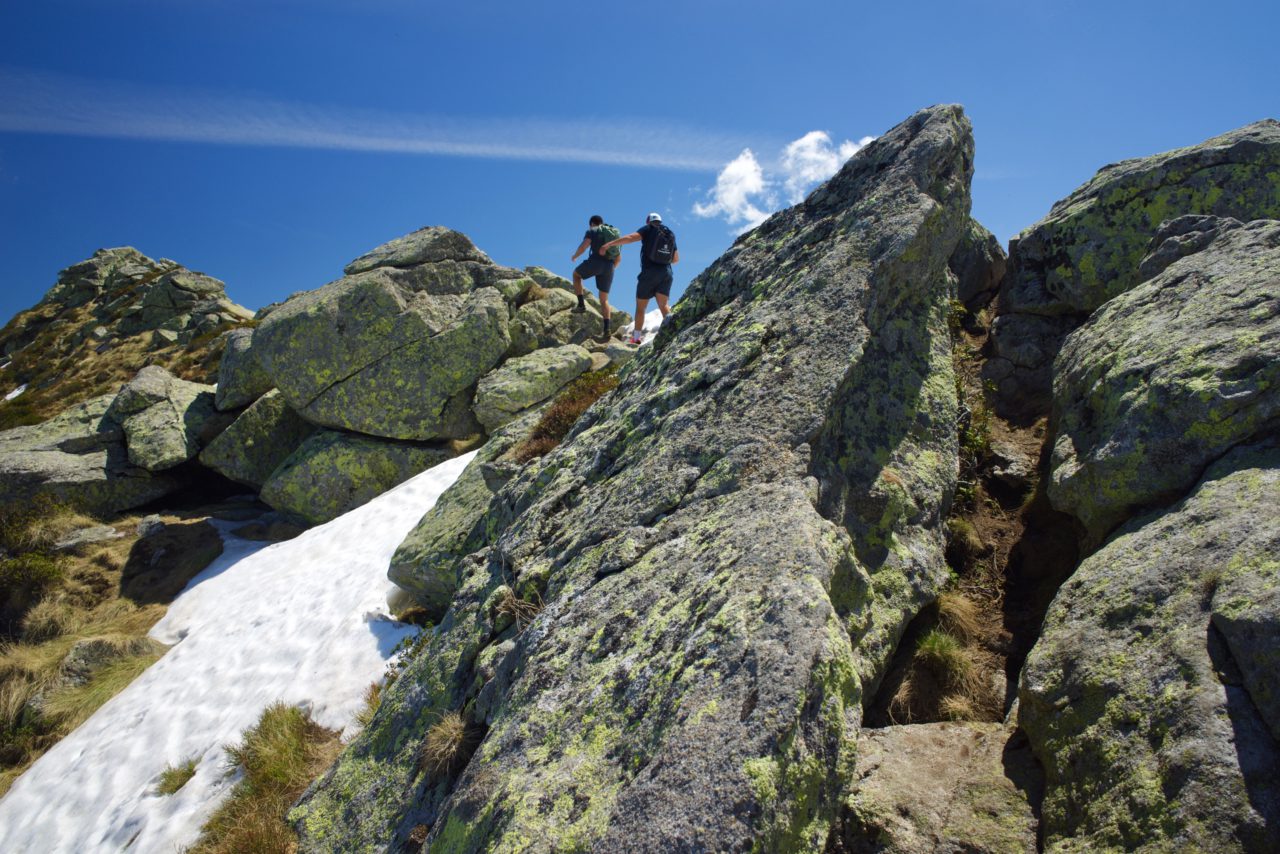 Pic des trois seigneurs arete neige