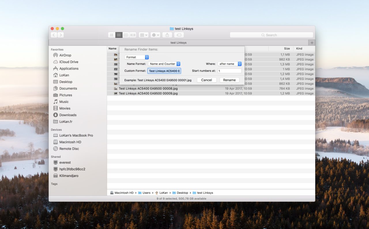 L'astuce pour renommer des fichiers par lots dans le Finder