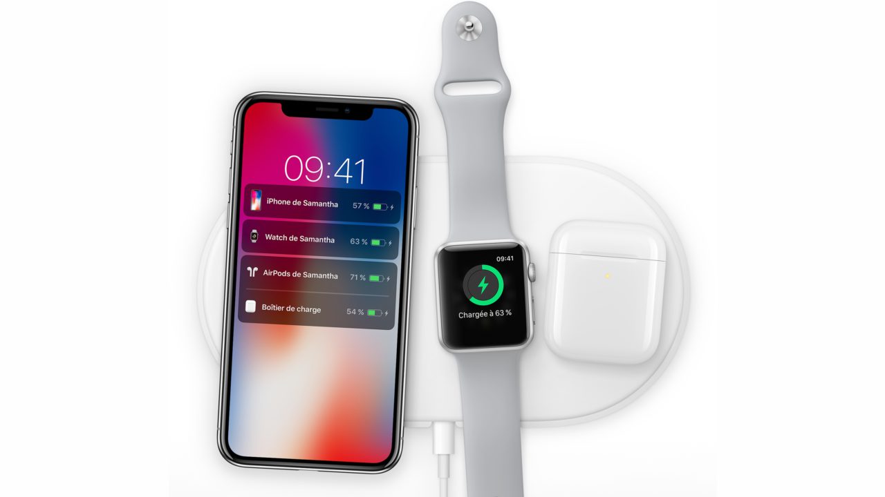 airpower station sans fil iPhone X