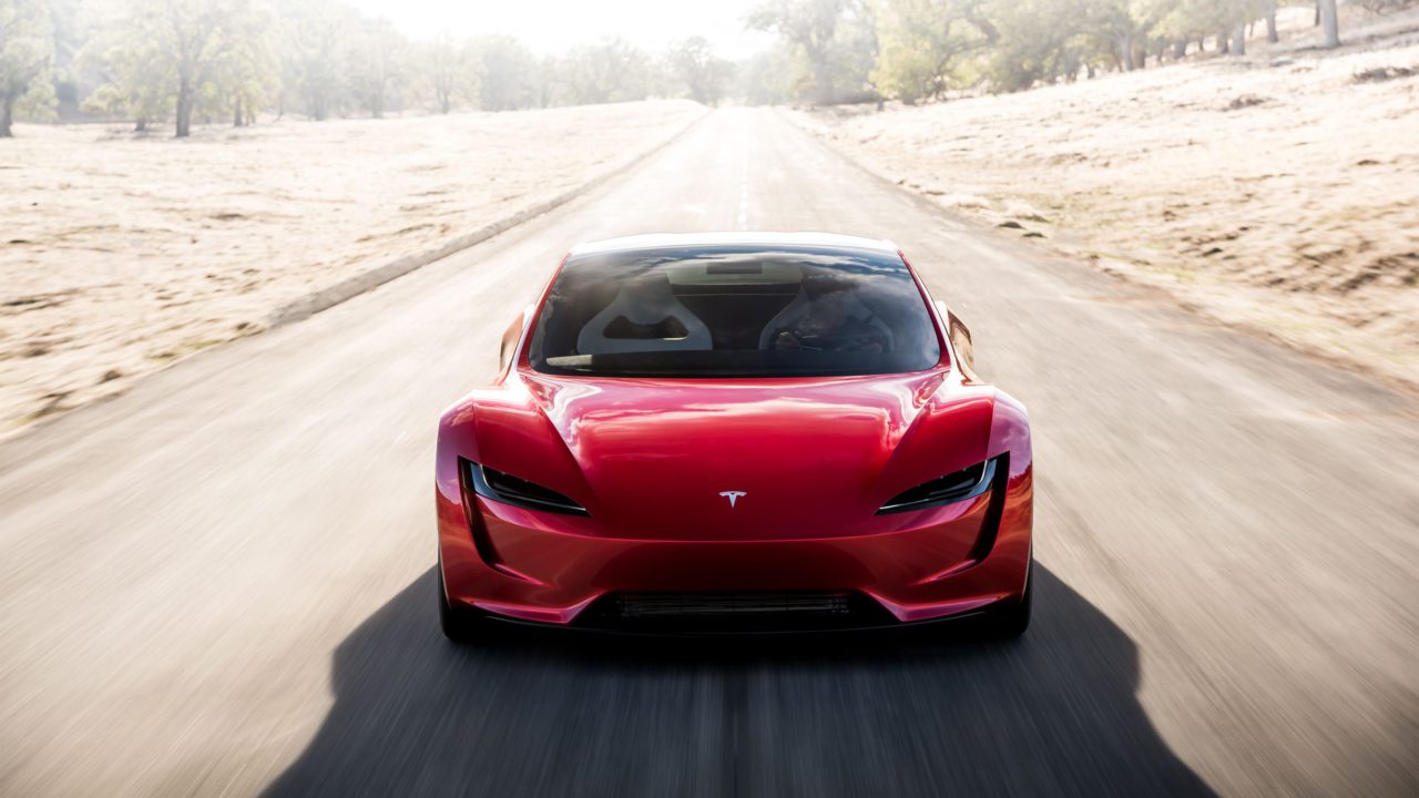 Tesla Roadster Face