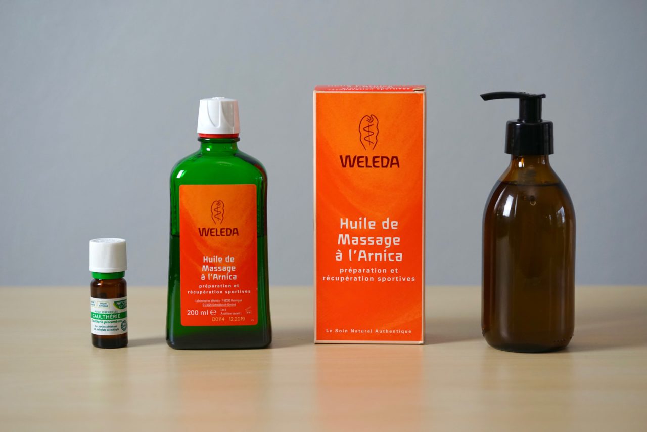 Huiles de massage pour sportif - Arnica et Gaulthérie