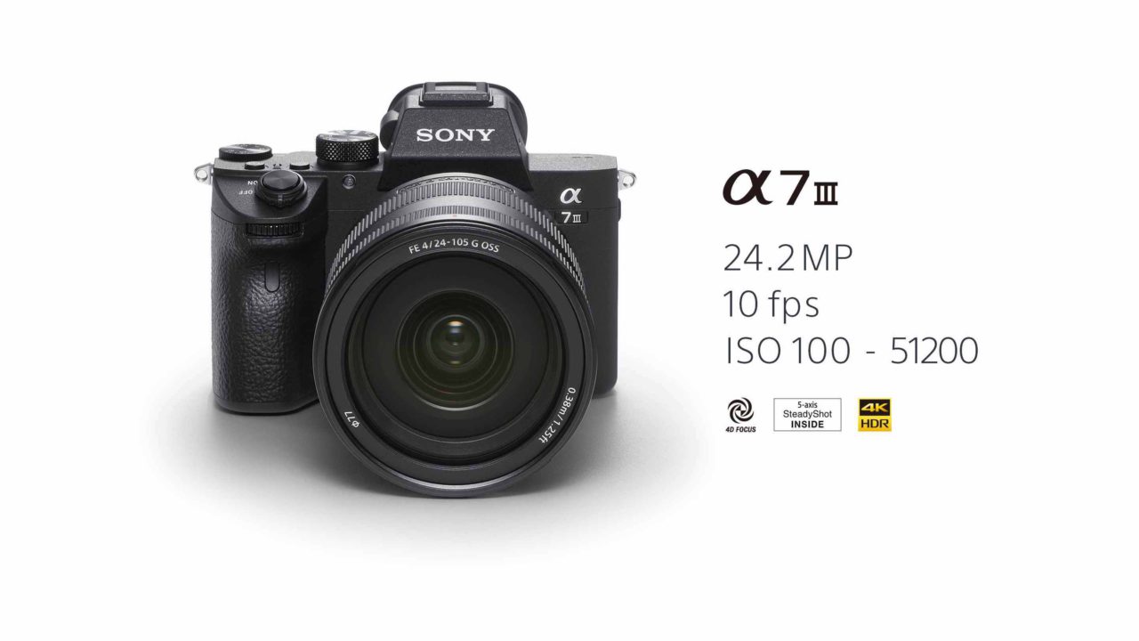Sony annonce le a7 Mark 3 avec 4K HDR et 4D Focus