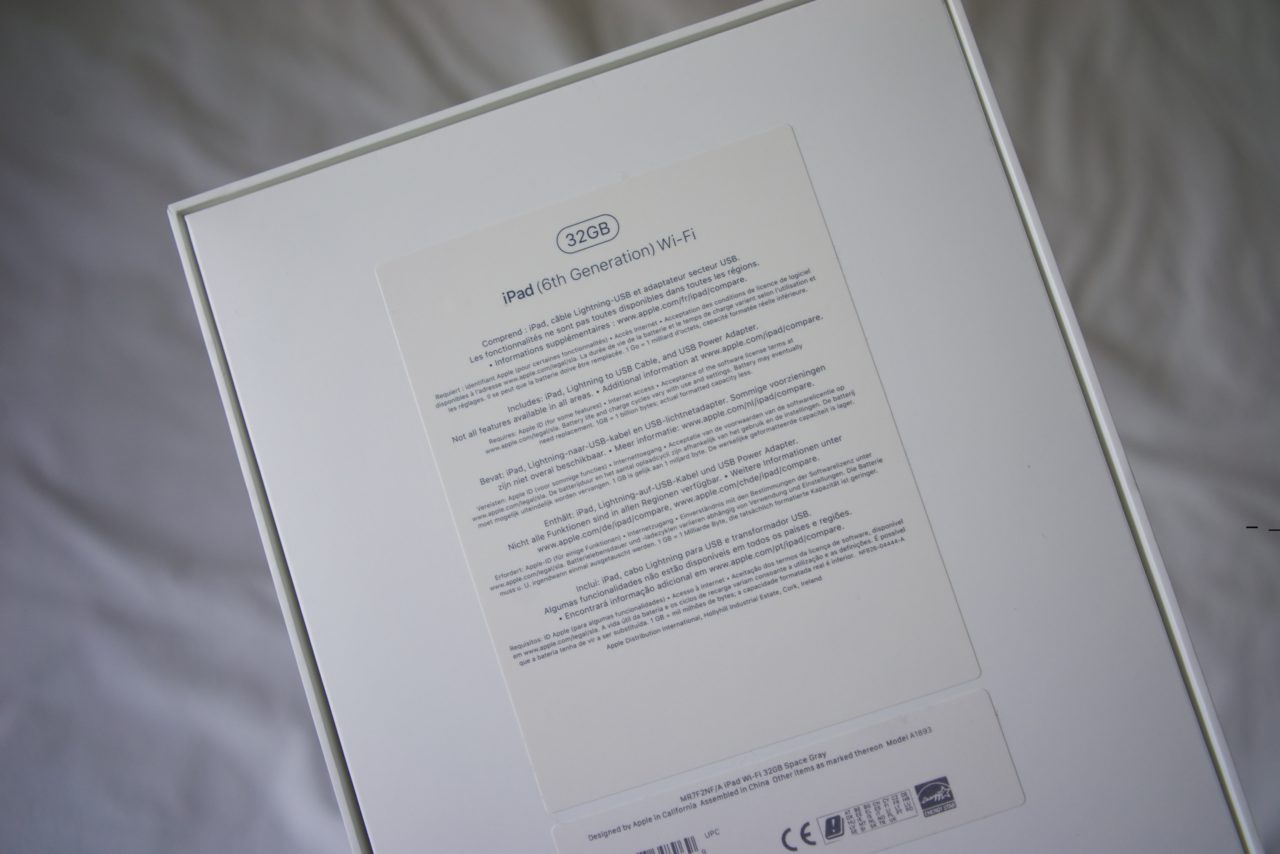 ipad 32 GB box