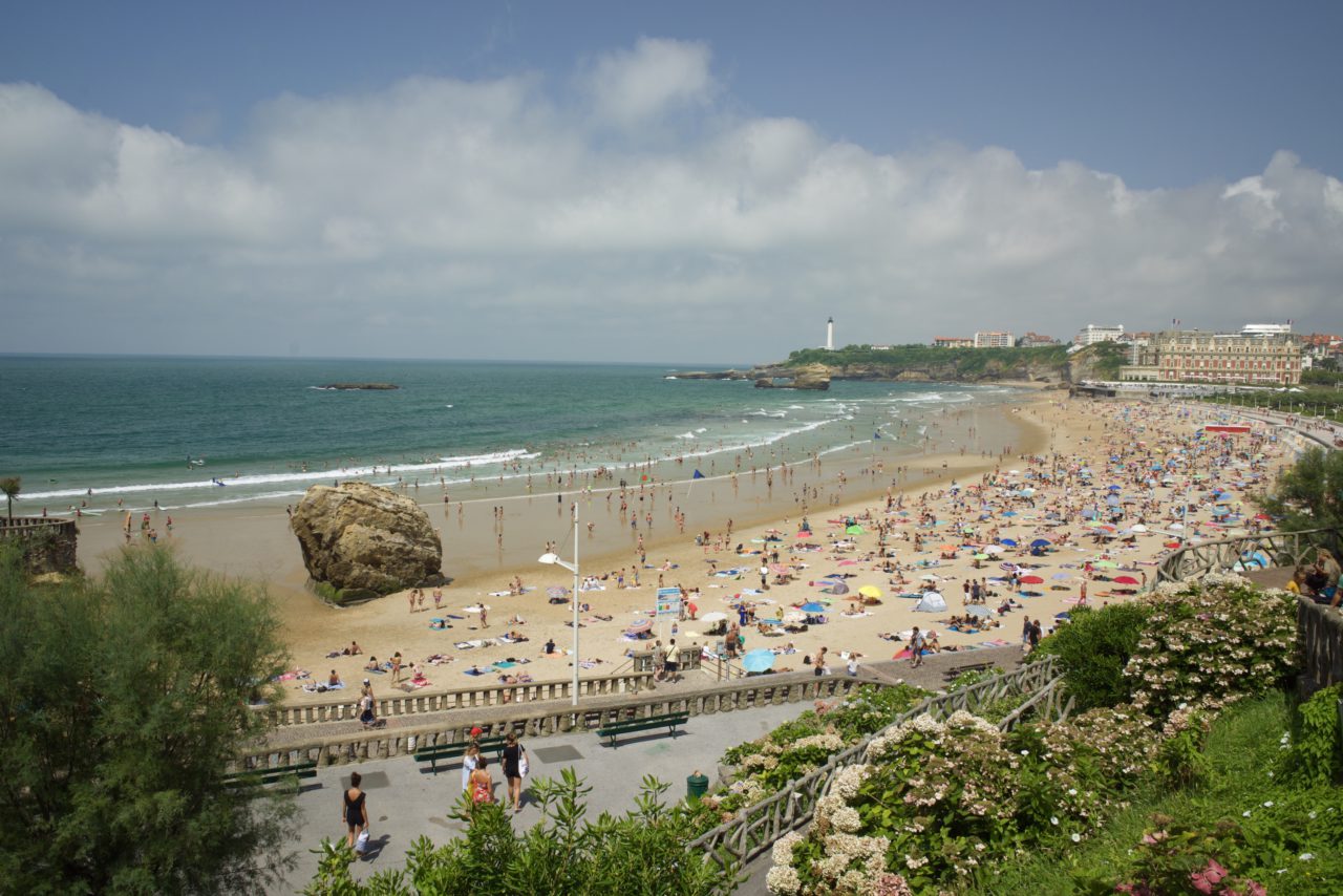 beach biarritz