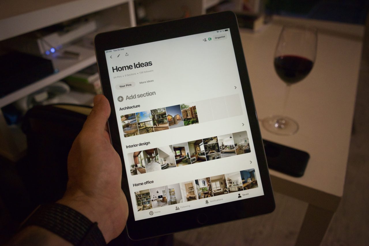 Pinterest vous permet de gérer vos Boards en Sections