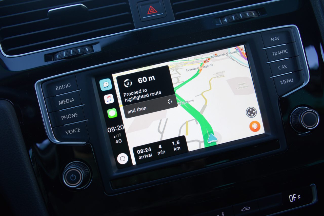 waze lenteur carplay