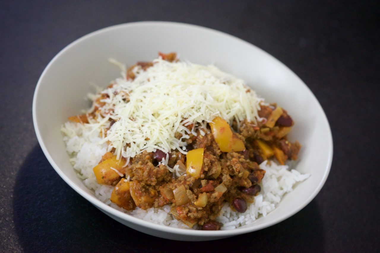 Meal Prep - Recette de cuisine du chili con carne prêt à congeler