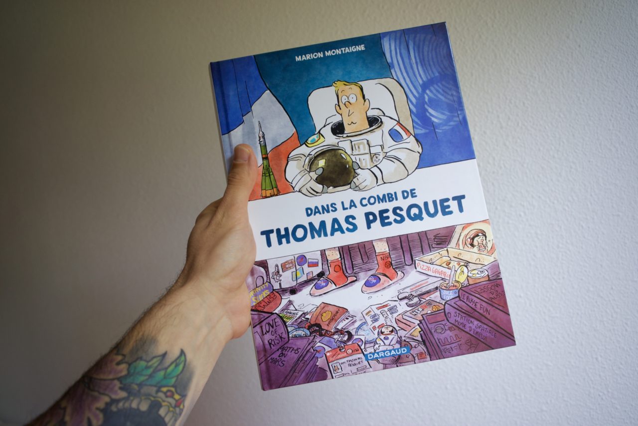 Fiche de lecture - j'ai lu - et adoré - "Dans la combi de Thomas Pesquet"